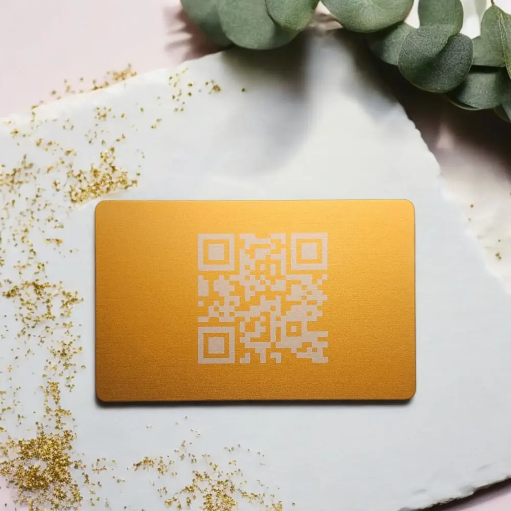 Metal Moments – Metallkarte „The Code“ mit QR-Code